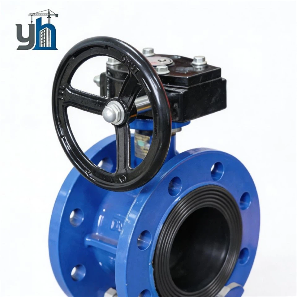Flanged Cast Iron PN10 Butterfly Valve