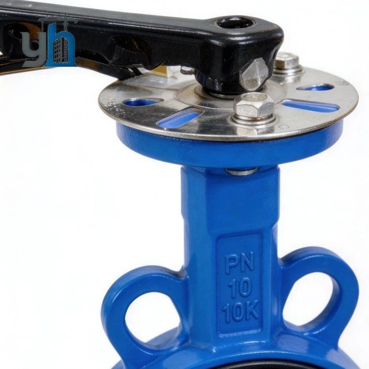product-1-1 Handle-Operated Soft-Seated Wafer Butterfly Valve for Chemical Processing