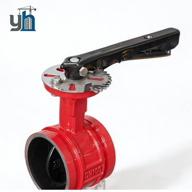 Short Pattern Zero-Offset Grooved Butterfly Valve for Water Treatment